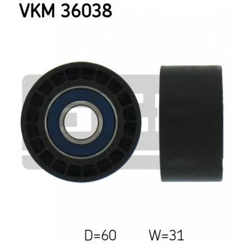 VKM 36038 SKF Ролик модуля натягувача ременя